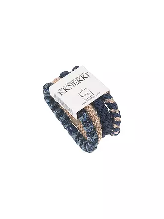 KKNEKKI | Élastique à cheveux lot de 4 BUNDLE 11 | dunkelblau
